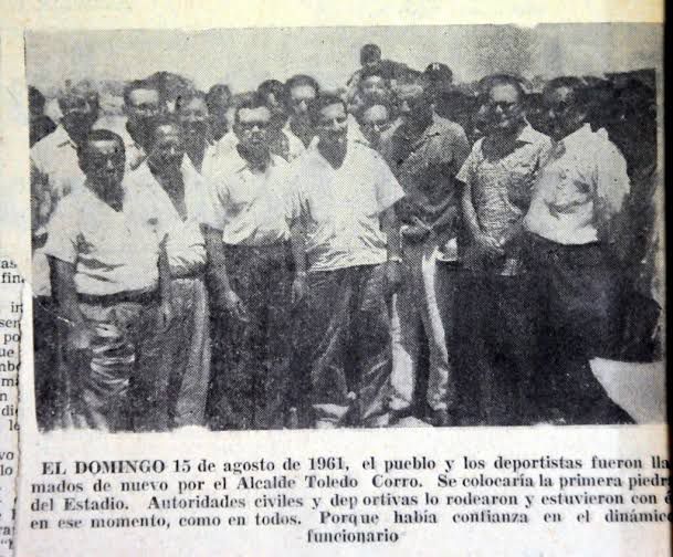 Un día para la Historia: Hace 64 Años se colocó la primera piedra del Estadio Teodoro Mariscal