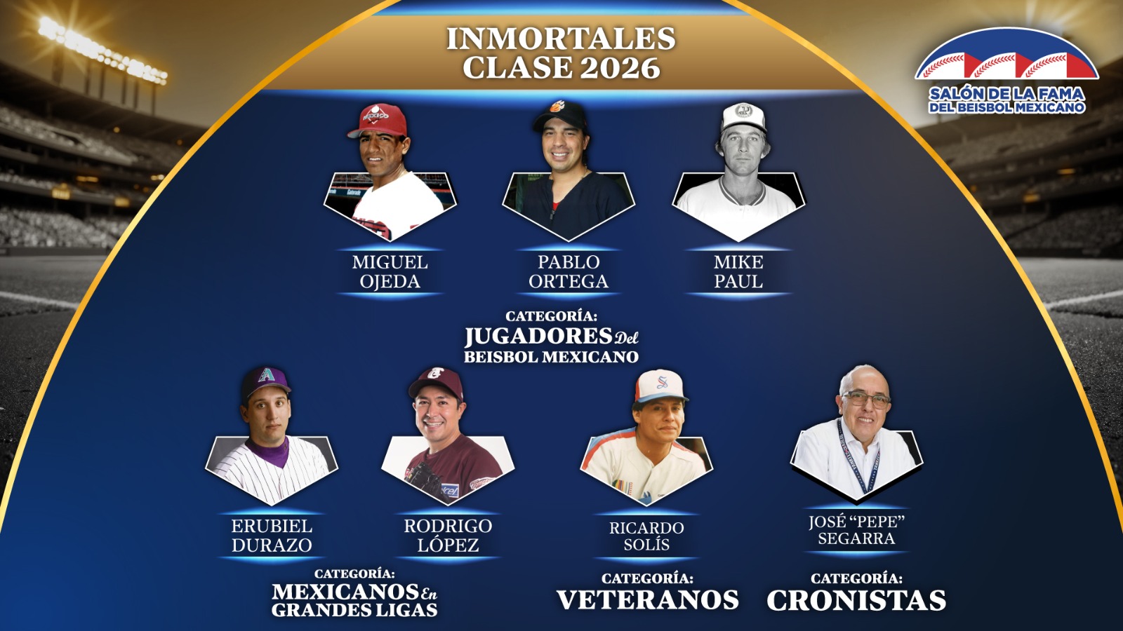 Dos Leyendas de Venados de Mazatlán alcanzan la inmortalidad en el Beisbol Mexicano