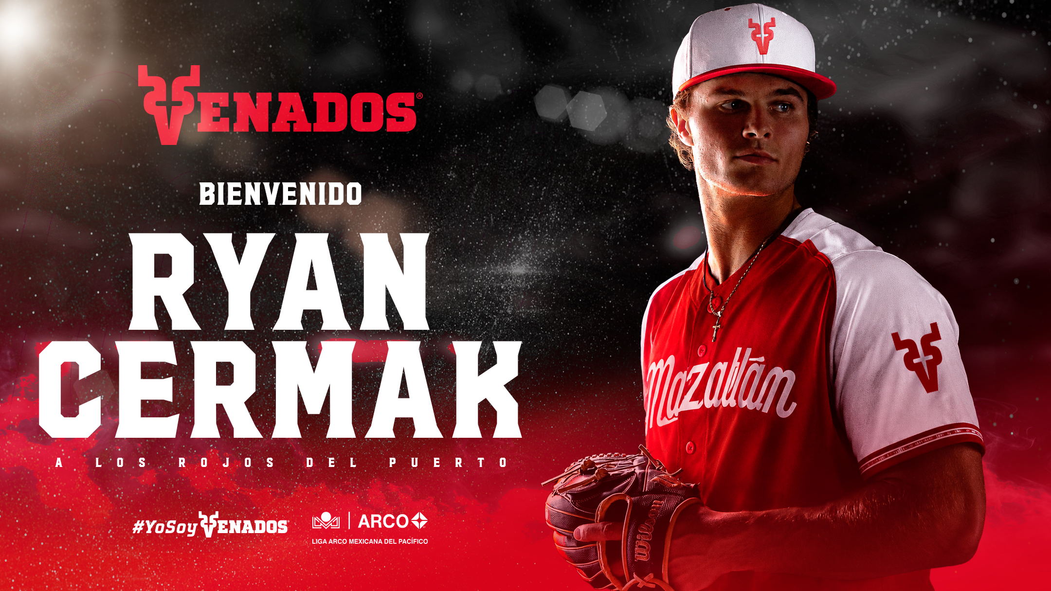 Ryan Cermak se suma a Venados de Mazatlán