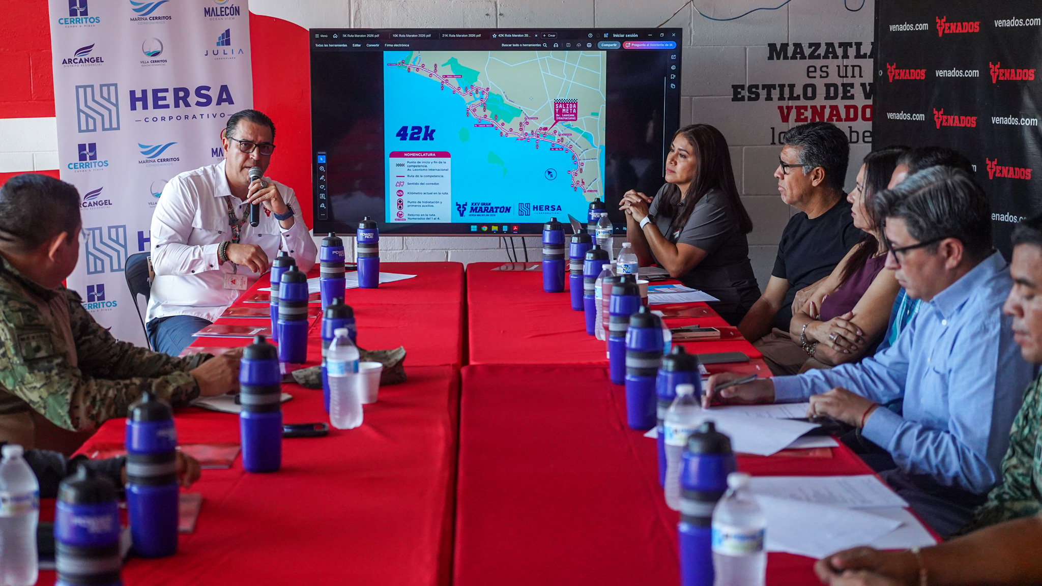 Afinan logística y seguridad rumbo al Gran Maratón HERSA Mazatlán 2026